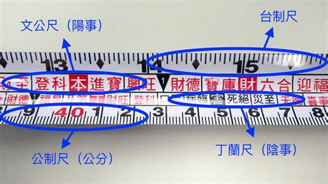 尺紅字|[陽宅風水] 文公尺使用方法教學（魯班尺、丁蘭尺、門。